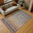Machine Washable Indoor/Outdoor Emelia ACN2315 Stripes Rug-559549894