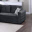Canapé modulaire convertible en velours avec canapé-lit et canapé-lit-661369025