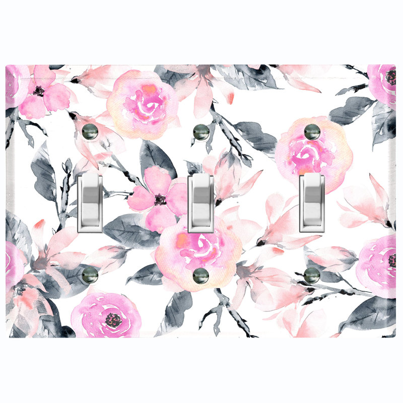 Landscape & Nature 3 - Gang Toggle Light Switch Standard Wall Plate