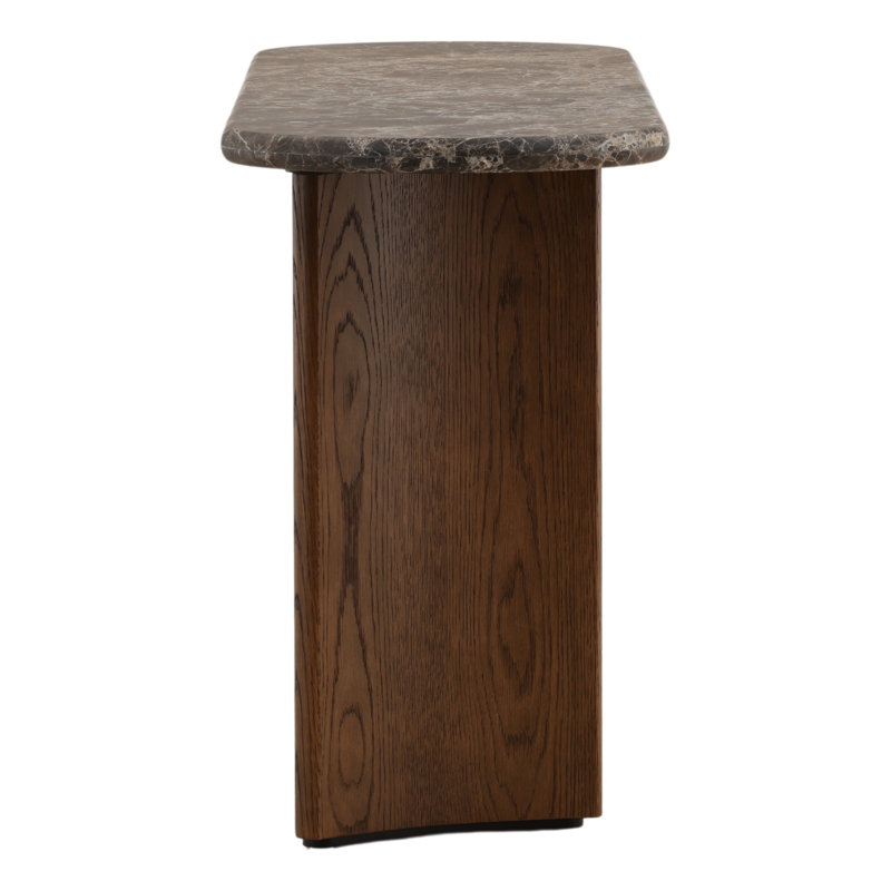 Oja Console Table Brown, Emperador Marble / Dark Brown, Emperador Marble, Dark Brown