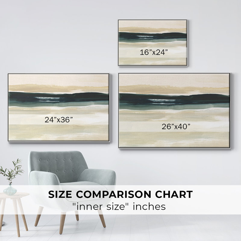 Sable et mer II, H 25 po x l 37 po x P 2 po, Blanc
