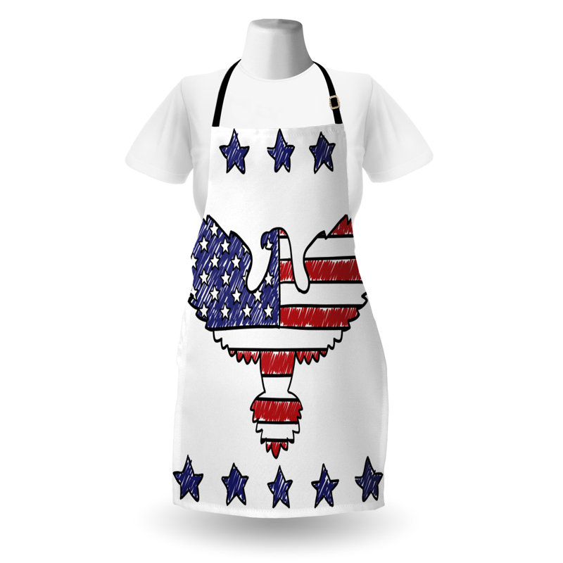 No Pattern Bib Apron