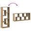 Wall Shelf 36X16x90 Cm Engineered Wood-1208365916