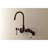 Kingston Brass Aqua Vintage Two-Handle 2-Hole Tub Wall Mount Clawfoot Tub Faucet-72475899