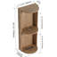 Support de salle de bain mural pour salle de bain, conception à fixation flottante (emballage KD)-1526073361