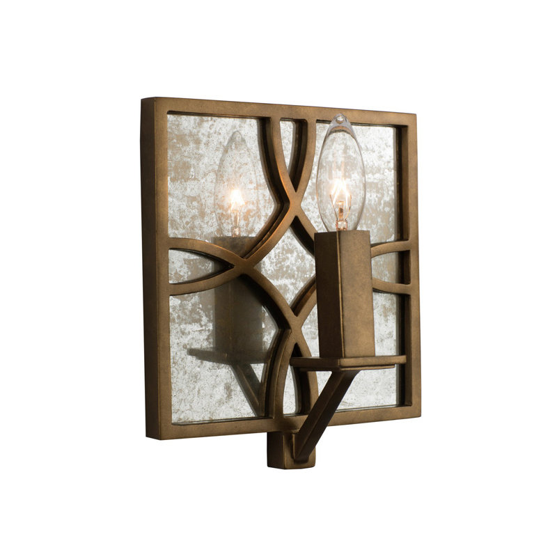 Steel Candle Wall Light