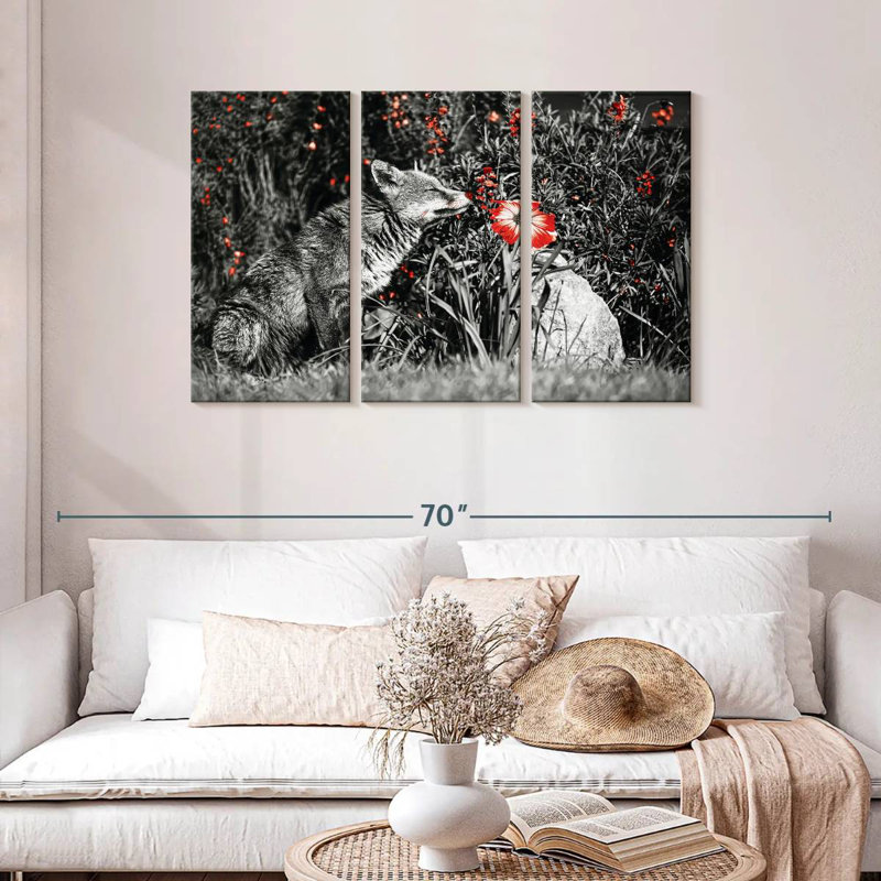 Brampt Red Fox Garden Pop, 28" H x 45" W