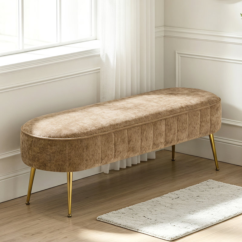Banc rembourré 45,7 po, Brown