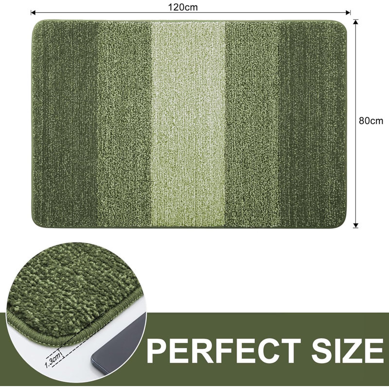 Non-Slip Doormat, Green