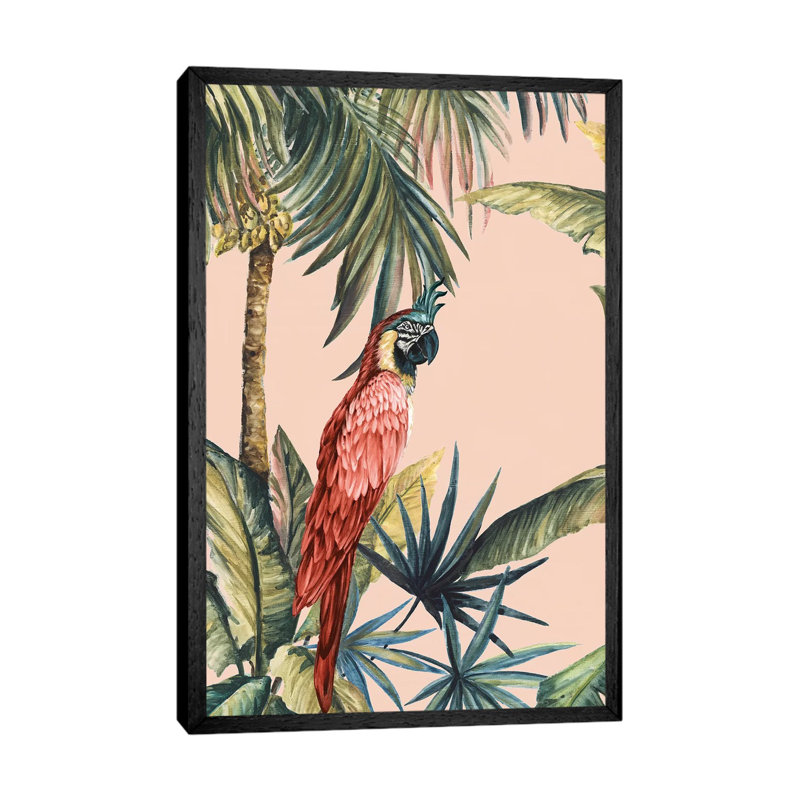 Tropicano III by Eva Watts - Painting on Canvas, Black Framed, 152.5 cm H x 101.5 cm W