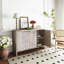 Accent Cabinet 3 Door Wooden Cabinet Sideboard Buffet Server Cabinet Storage Cabinet