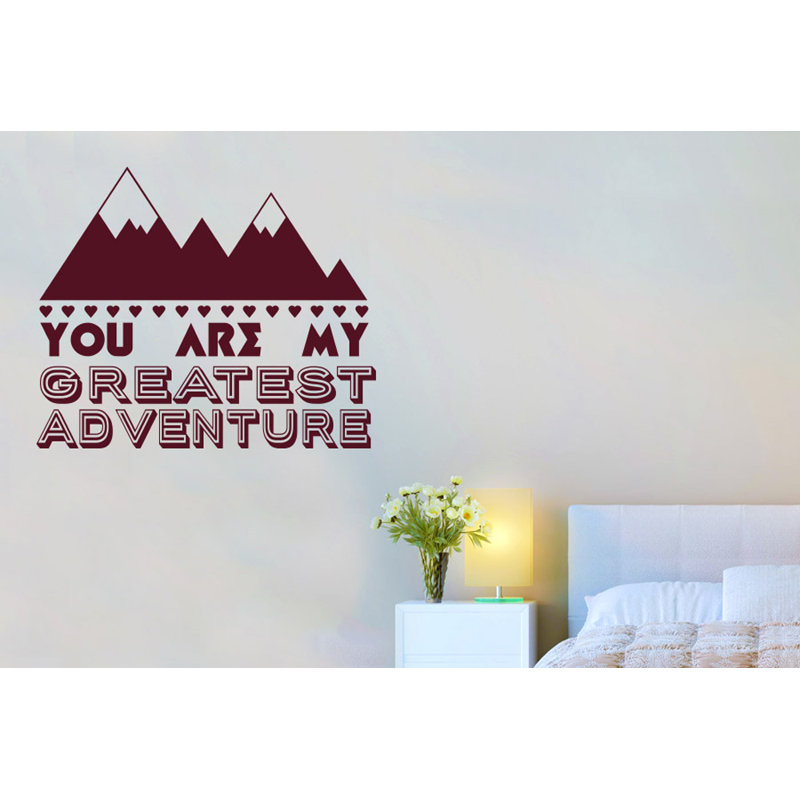 Wall Decal, Large, Burgundy