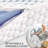 Loftus 3" Medium Cooling Gel Memory Foam Mattress Topper Coat Cover Protector-1447083459