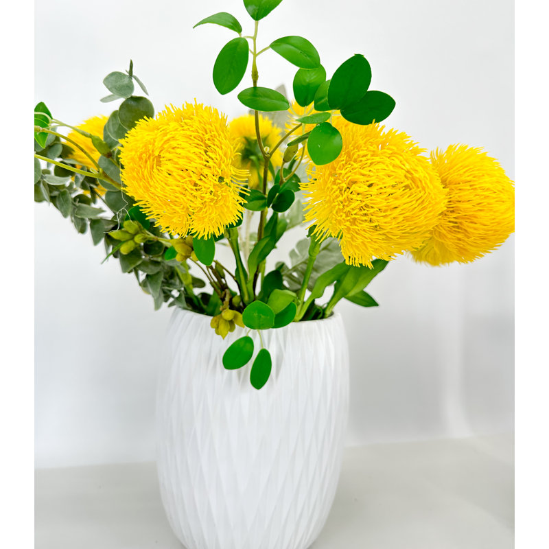 Real Touch Dianthus 1 tige, Jaune