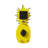 12" Pineapple Clock With Thermometer