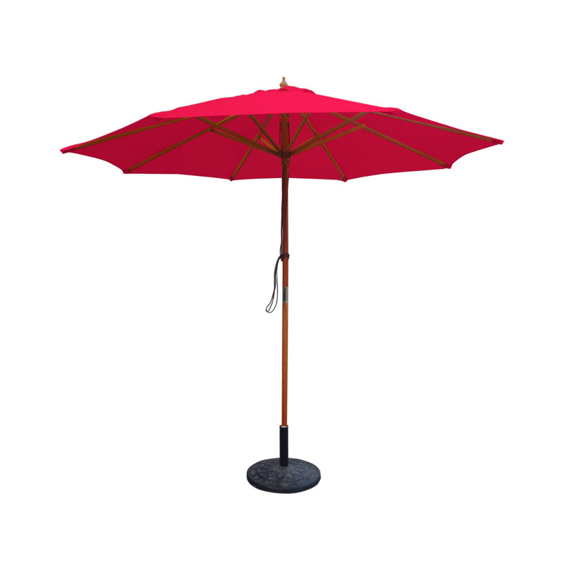 Parasol de marché 9 pi, Rouge