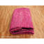 Tapis oriental rose uni 9 pi x 12 pi 3 po, soie Sari pure, noué à la main, doux au toucher, tapis oriental