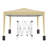 10'X10' Folding Canopy With 4 Removable Sidewalls Outdoor Event Shelter UPF 50+ Gazebo Portable Tents For Parties Beach Camping Wedding EZ Pop Up Canopy 4Pcs Weight Bag + Carry Bag-109566932