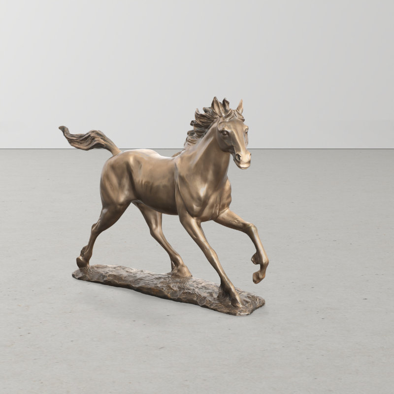 Cheval galloping bronze