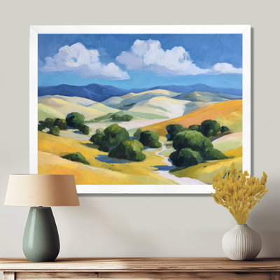 Vert et jaune, vallée de Glencoe en Écosse - campagne, impression sur toile, ferme verte