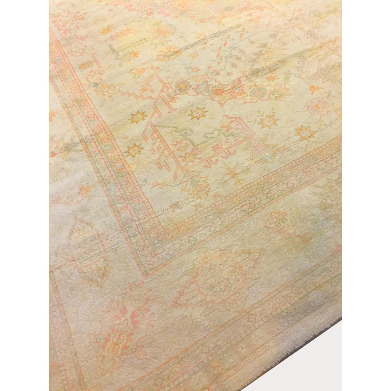 Antique One-of-a-Kind Rectangle 12'3" X 15'10" Hand Knotted Area Rug