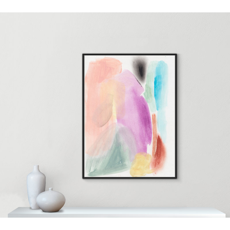Vivd Space I Print par Bea Dina, Non, H 49,5 po x l 37,5 po x P 2 po, Toile avec cadre flottant noir