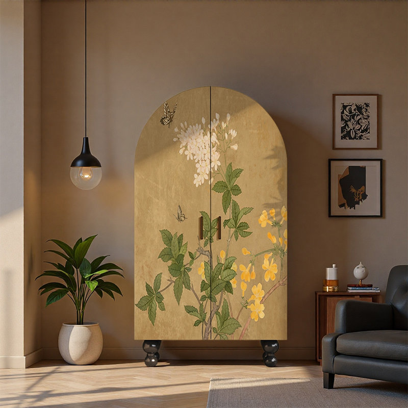 Armoire à deux portes en bois