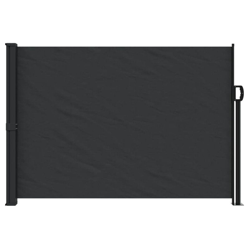Auvent latéral rétractable vidaXL noir 86,6 po x 118,1, Noir, 86.6" x 118.1"