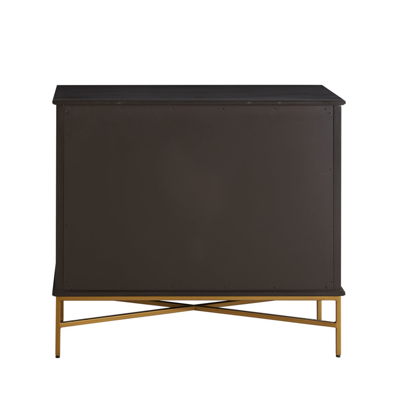 Riggs Chest - Dark, Sesame Black, Stained Brass