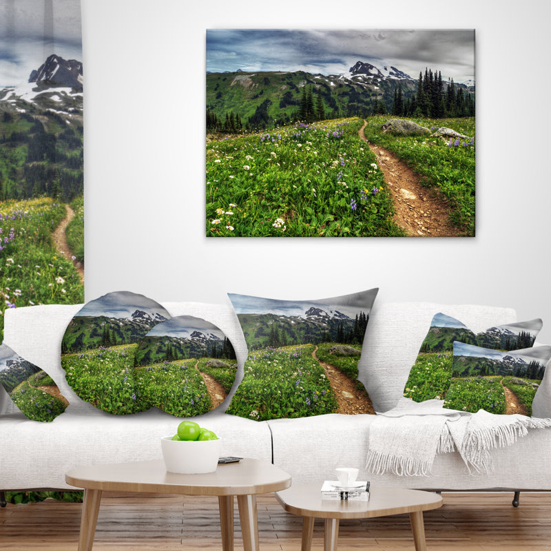 Landscape Throw Pillow, 16" x 16", Throw Pillow
