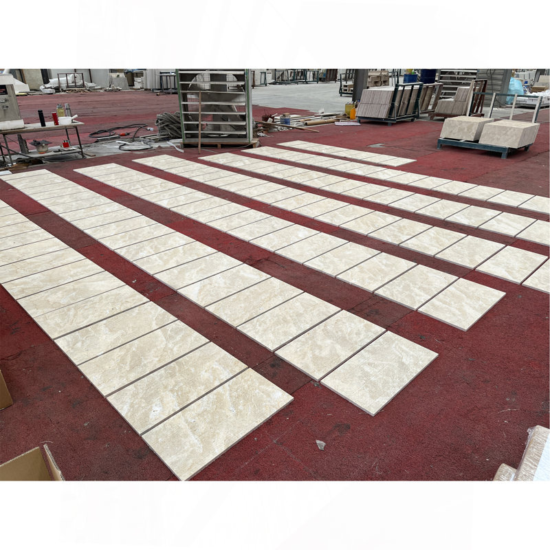 Carreau de marbre 12 * 24, Beige / or