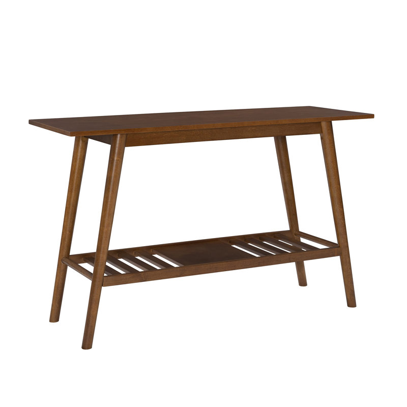 Console Mid-Century en noyer, moyenne