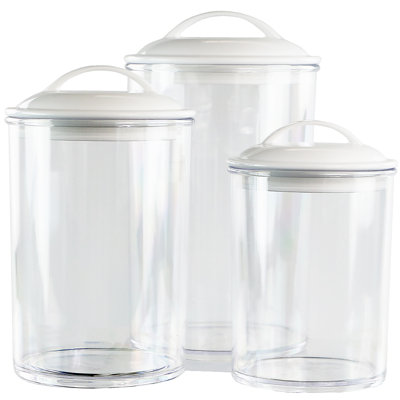 Ensemble de 3 contenants de rangement en acrylique Calypso Basics par Reston Lloyd