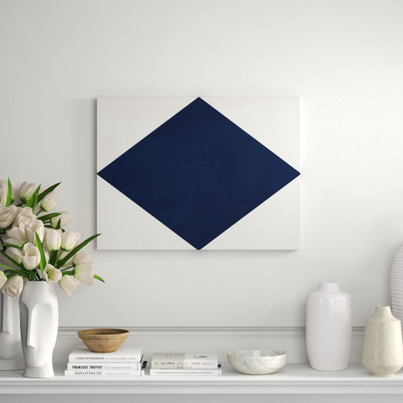 Nautical Flag IV Print by Barclay Butera, Glass Coat, 24" H x 32" W