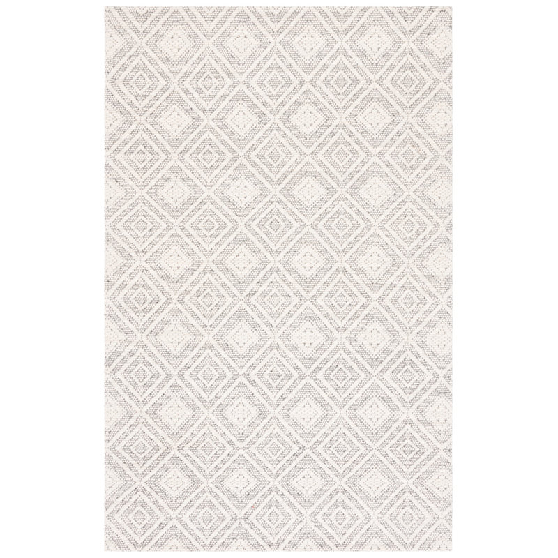 Castillo Hand Loomed Wool And Cotton Geometric Rug, Rectangle 8' x 10'