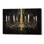 «Grand Chandelier Black I» par James Wiens, art mural sur toile-26159423