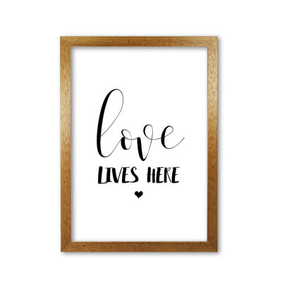 Love Lives Here - Print