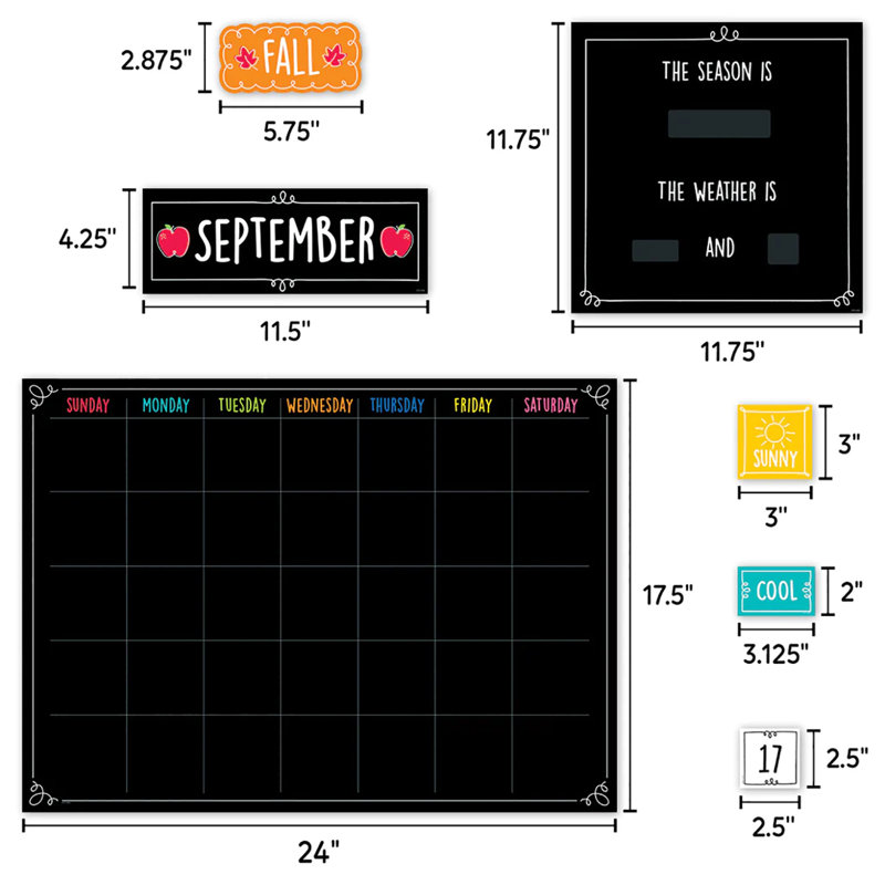 Ensemble de babillards Creative Teaching Press Doodle