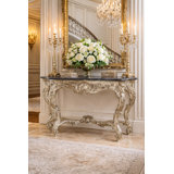 Aurora 60.63 in. Marble Console Table