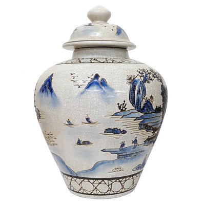 Porcelain China Ginger Jar