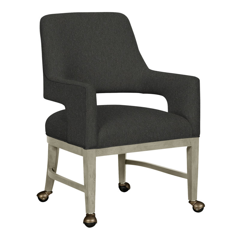 Chaise avec accoudoirs Josie Grande, Perigold Play Mushroom, Amande chamois