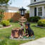 Statue jardinière Rottweiler