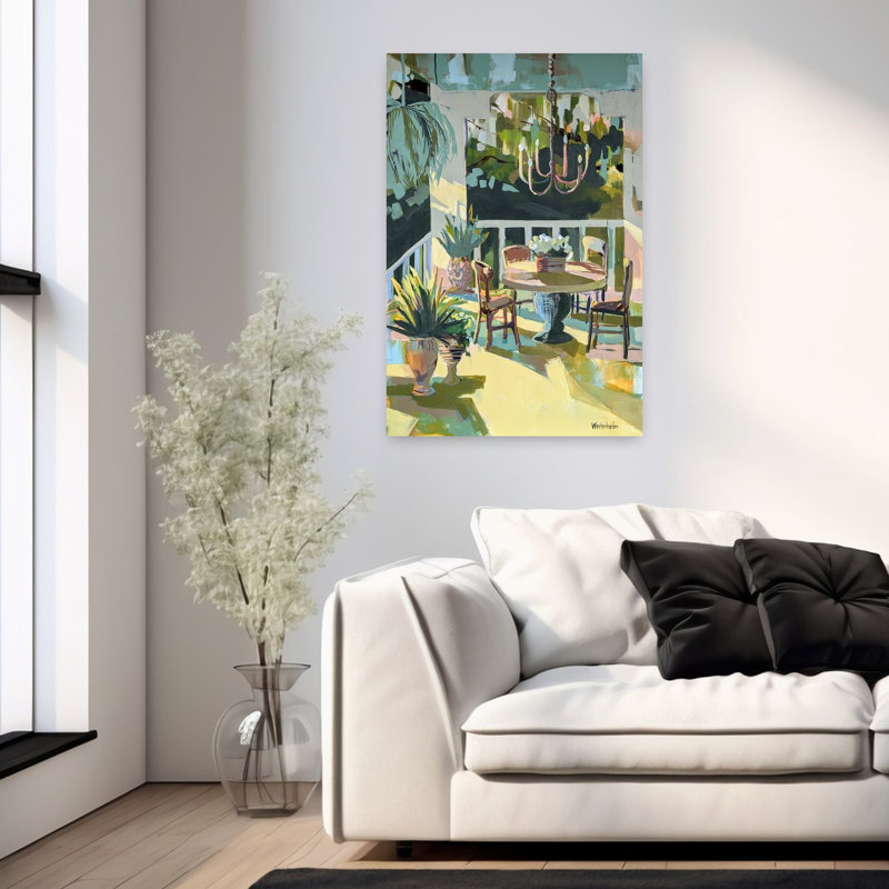Art contemporain Art contemporain moderne, H 36 po x l 24 po