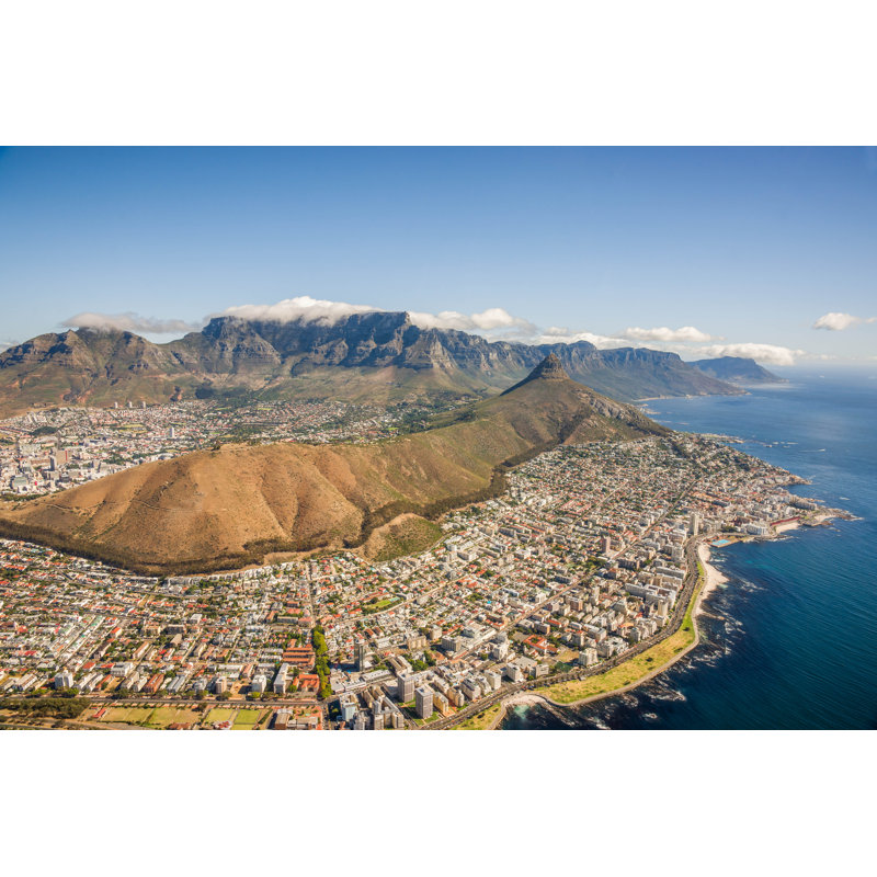 Table Mountain - Wrapped Canvas Print, 30cm H x 46cm W x 3.8cm D