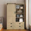 Armoire de rangement haute avec garde-robe de chambre à coucher