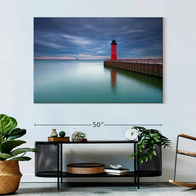 Aletra Milwaukee Pierhead Lighthouse, 34" H x 51" W