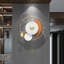 Horloge murale Eustace pour le salon, pendule numérique 3D