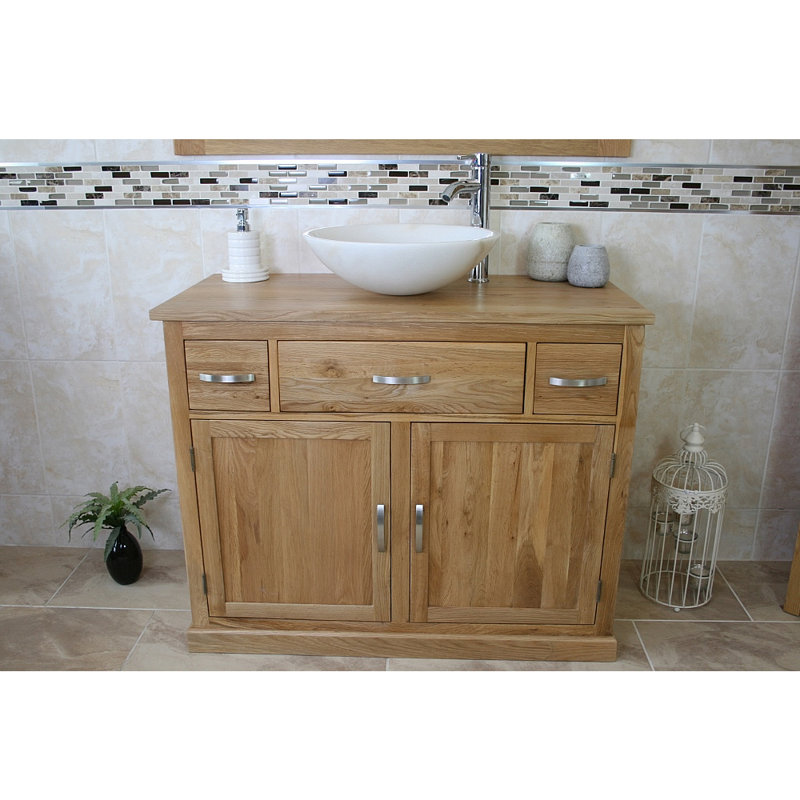 Sofia 1000mm Single Bathroom Vanity with Vessel St1 Basin, White