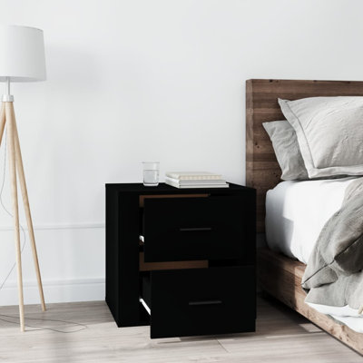 50cm W Manufactured Wood Bedside Table