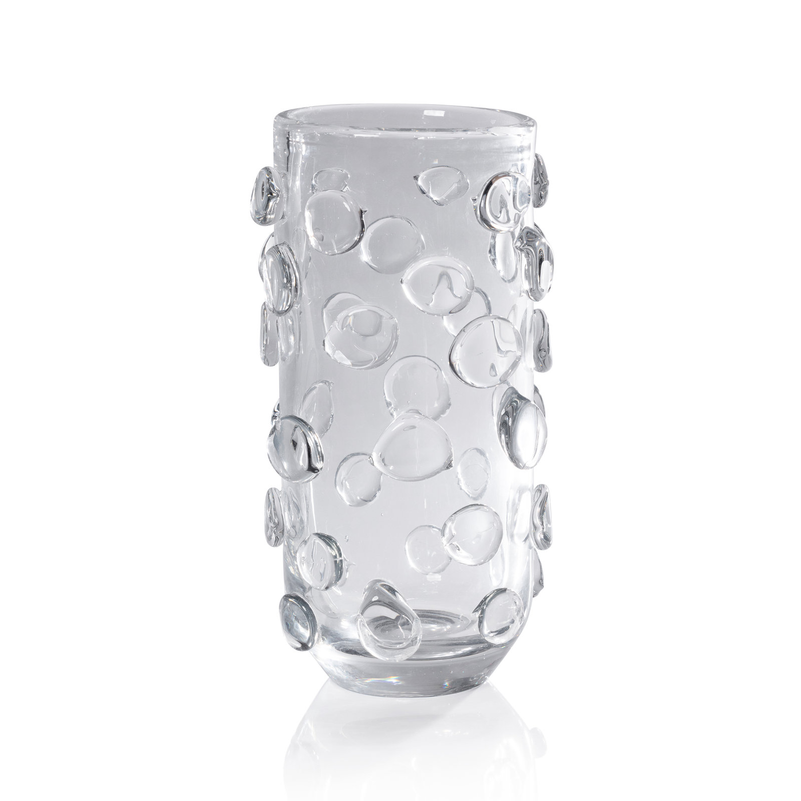 Perrin Tall Glass Vase / Hurricane, Clear